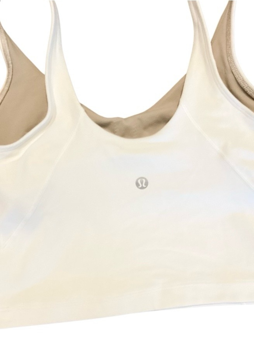 Lululemon Align Tank Top Bra Light Support White 6 - Picture 7 of 10